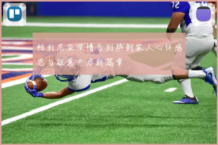 帕利尼亚深情告别热刺家人心怀感恩与敬意开启新篇章